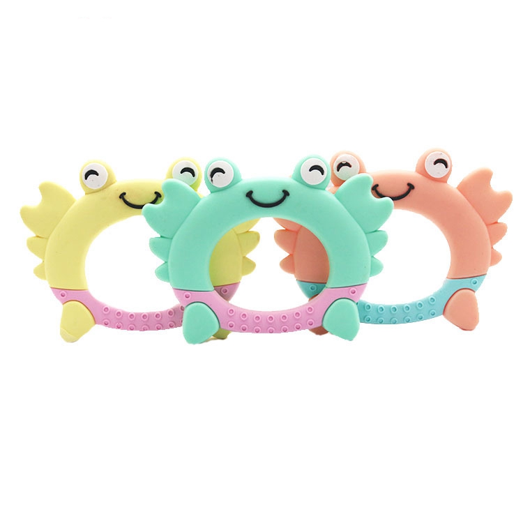 Wholesale Eco Friendly Food Grade Teether Organic Teething Toys Silicone Teether