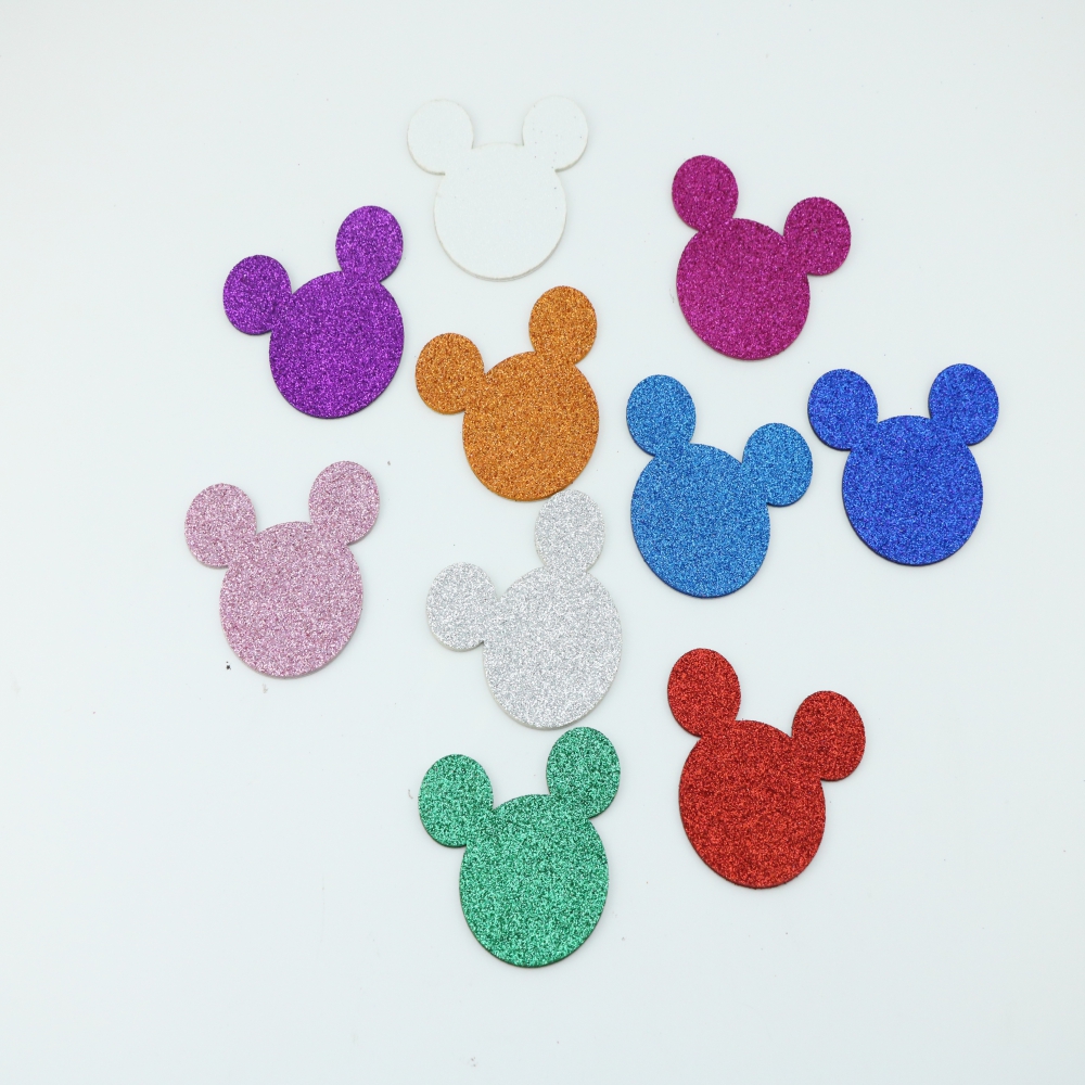Милый мультфильм оптом DIY Красочные животные формы мыши блеск пены наклейки