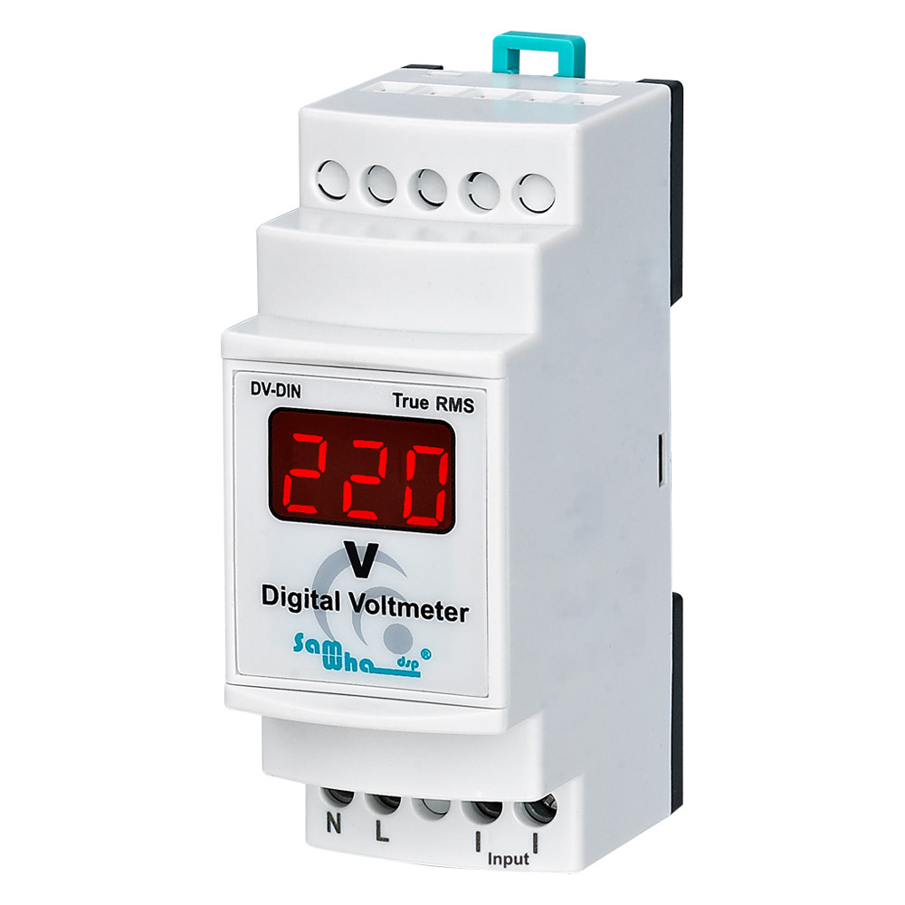 Samwha-dsp Dv-din 140v - 270v Ac Digital Only Digital Ac Voltmeter Ammeter