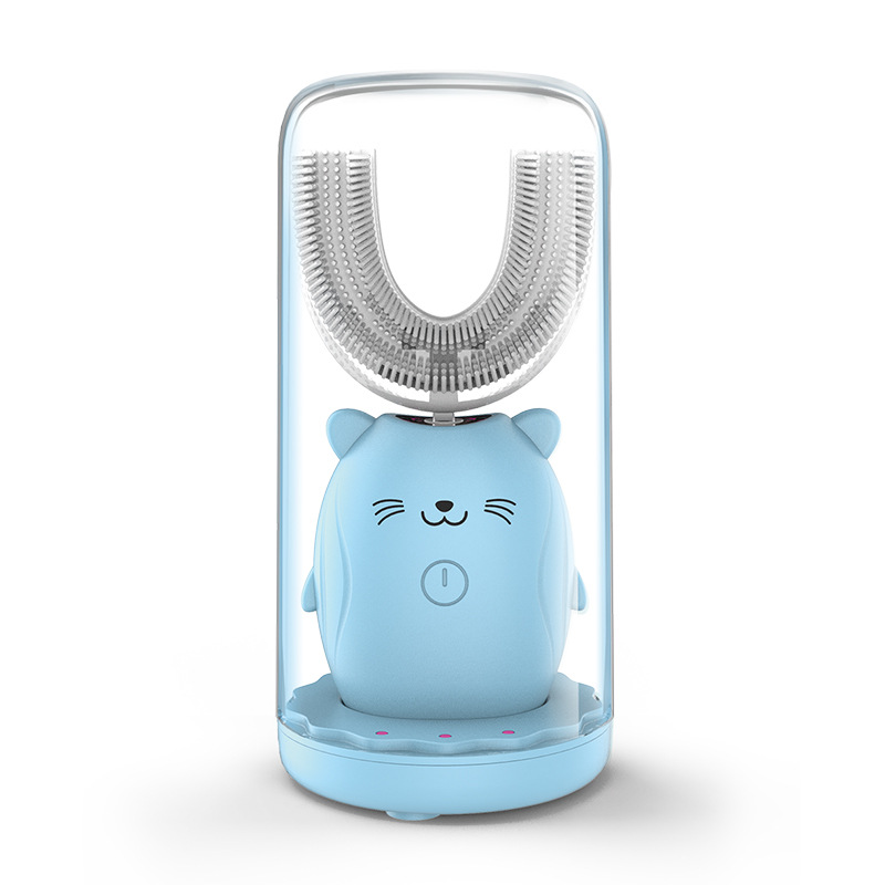 New U-shaped children's electric toothbrush fully-automatic rechargeable sonic children toothbrush