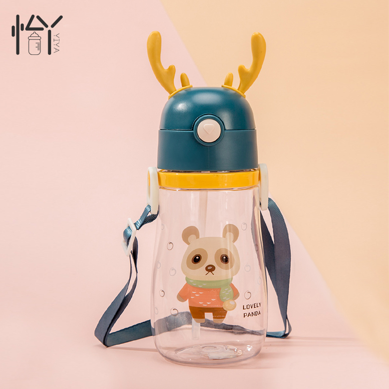 Wholesale antlers beautiful baby water bottles custom baby sipper water bottle for kids