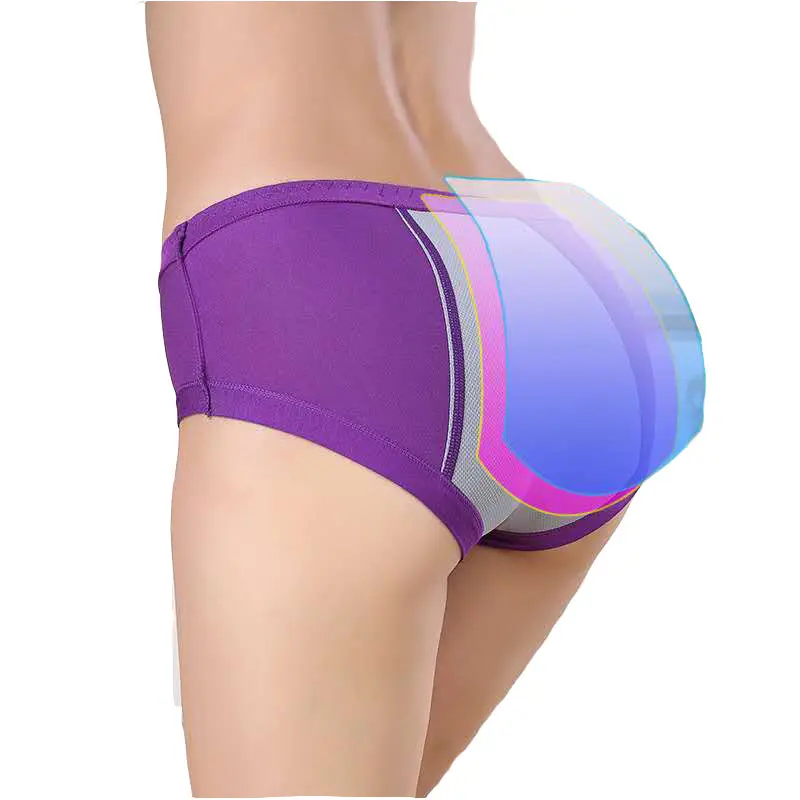 40424 Bamboo fiber menstrual briefs for ladies underwear menstrual period panties women Period leakproof underwear