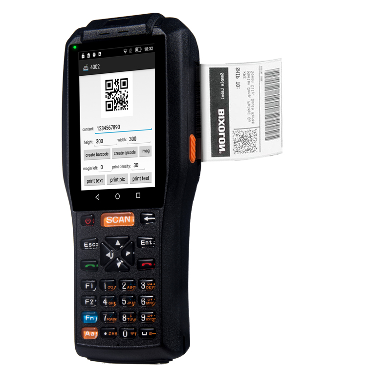 PDA3505 промышленный Прочный Android POS PDA с принтером для печати чеков