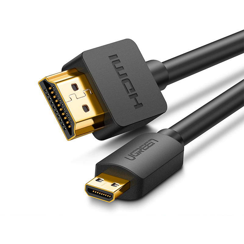 Ugreen-Кабель micro hdmi для macho, emade 3d, 4k/60hz, 1m/1,5 m/2m/3m для goprsos, проектор sonys
