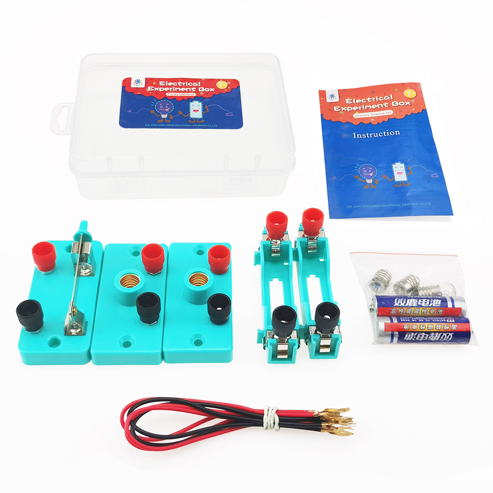 Teaching instrument of physics and electricity experiment box in primary school
