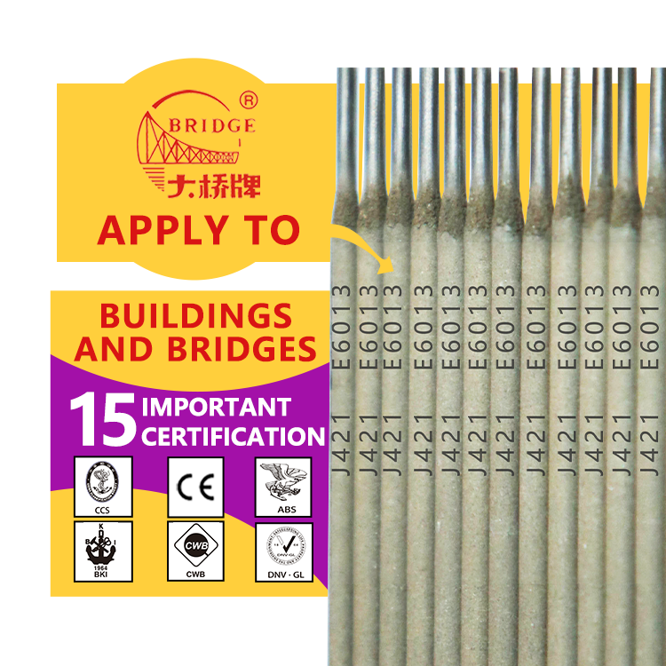 BRIDGE BRAND AWS E6013 TIANJIN BRIDGE welding electrode Welding Rods