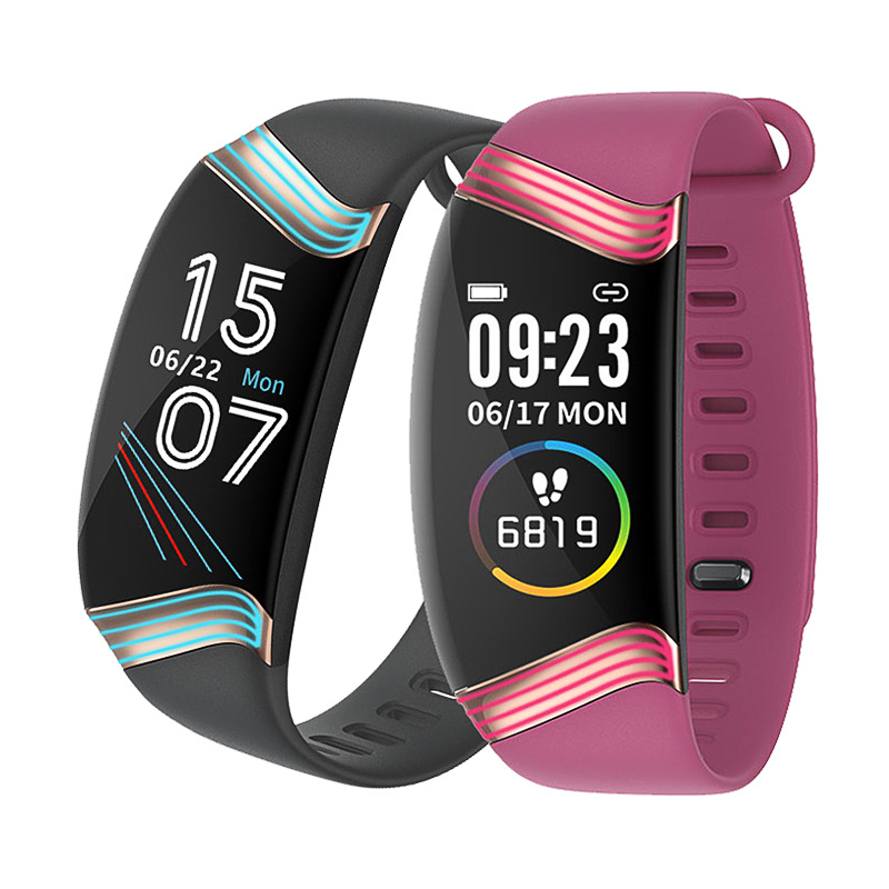 2021 new party smartwatch E20 smart watch with Night running breathing LED lights for night Party smart bracelet