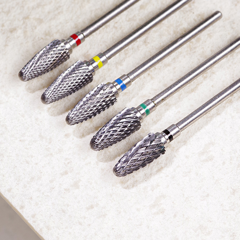 Tungsten Carbide Milling Cutter for Manicure Pedicure Nail Files Buffer Nail Drill Bits Nail Art Equipment Accessory Tools