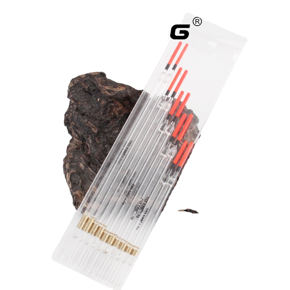 Fishking Fishing Float Mixed Size Transparent Copper Bottom Fishing Float Fsihing Tacklse Spots Outdoor Fishing Tool