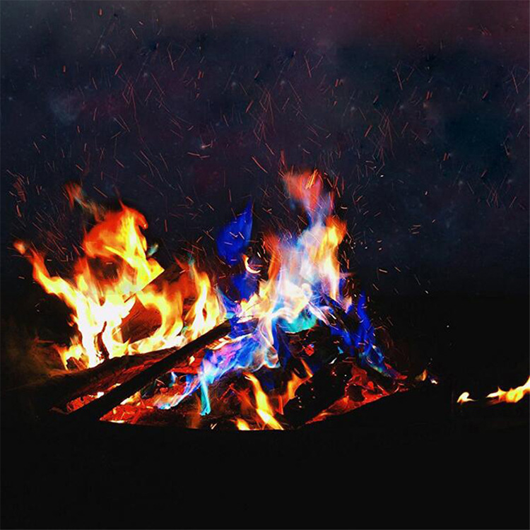 Artificial Mystical Fire Flame Colorant Vibrant Long-lasting Pulsating Flame Color Changer