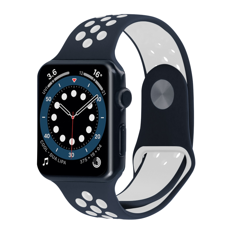 Новая серия 5 умный силиконовый ремешок для наручных часов для Apple Watch, версии 6 ремешок