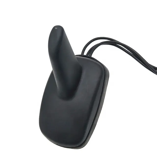 Combo Gps Gsm Wifi Black Car Radio Shark Fin Antenna With 3*Rg174 Cable And Sma Connector