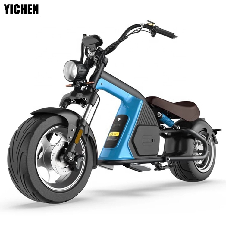 YICHEN Scooter Elettrico E Chopper Aluminum Fat Tire 2020 New Model Citycoco 2000w 20ah Removable Battery
