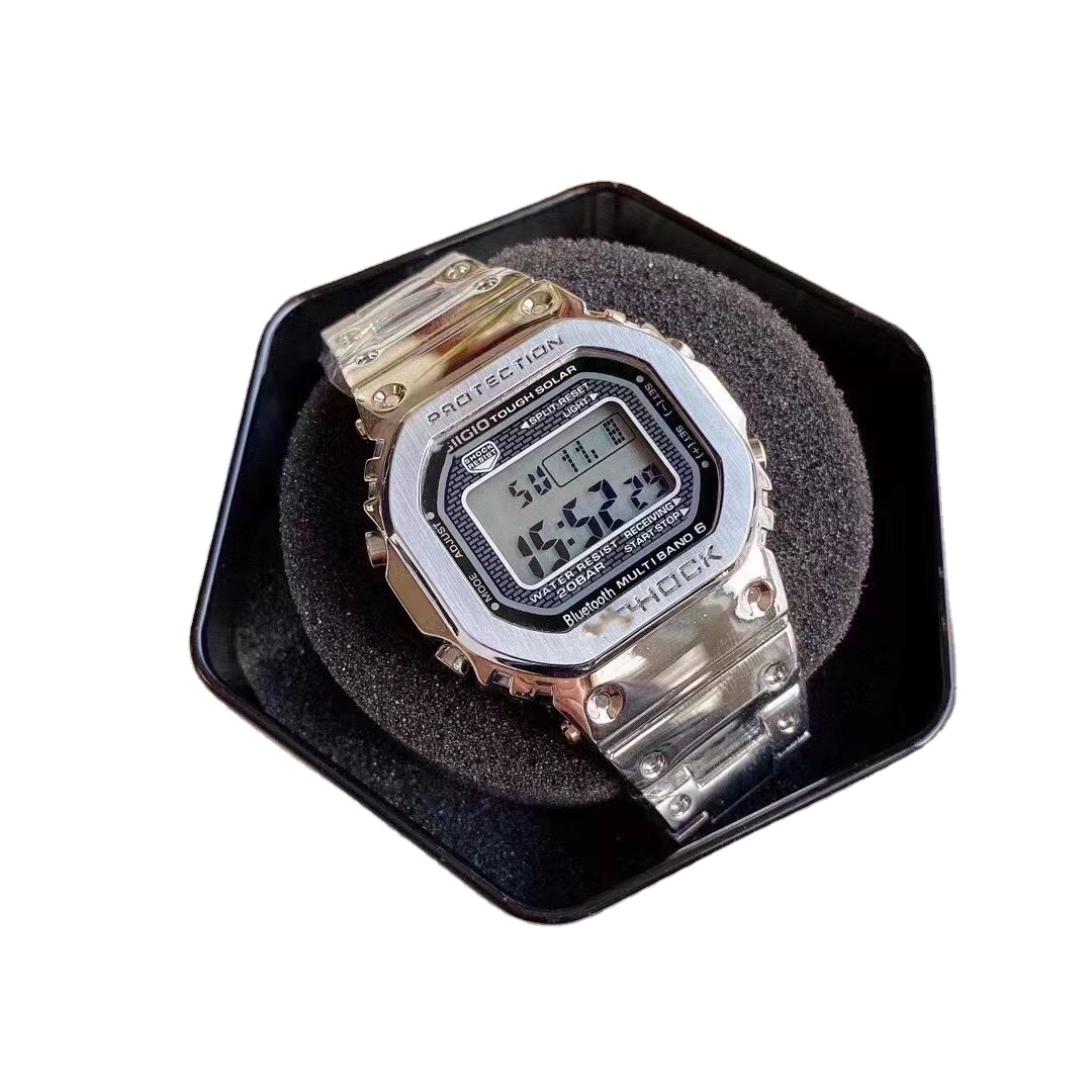Оптовые Смарт-часы модные спортивные часы для G shock G стиль спортивные DW-5600 luxurydigital электронный девушка для мужчин б/у
