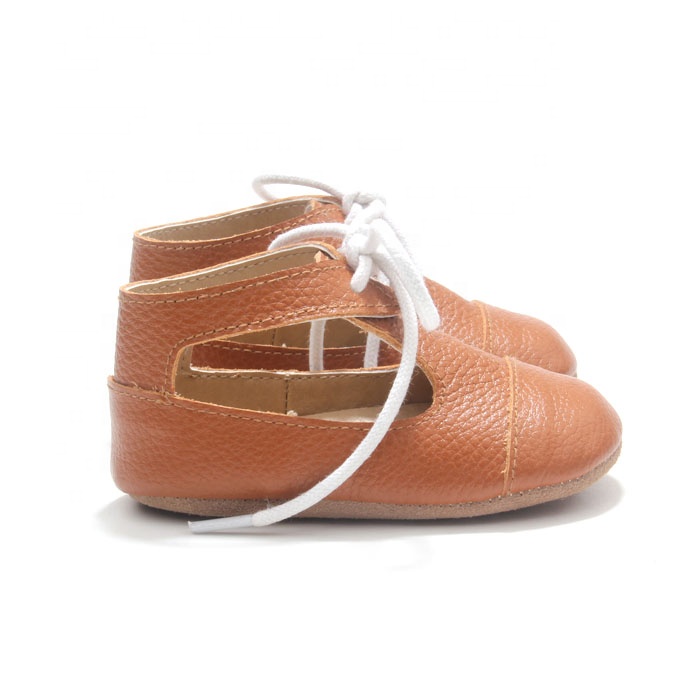 2021 Spring Autumn Handmade Girls Newborn Shoes Genuine Leather Dress Shoes