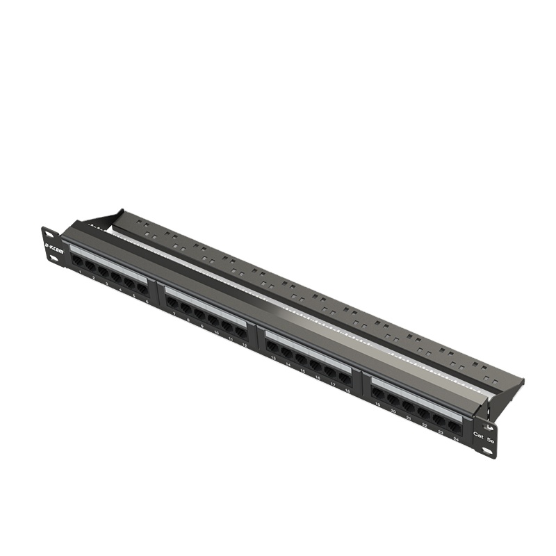 Оптовая продажа высокое качество 19 ''дешевая 1U Keystone сети патч-панель UTP 24 порта RJ45 коммутационная панель