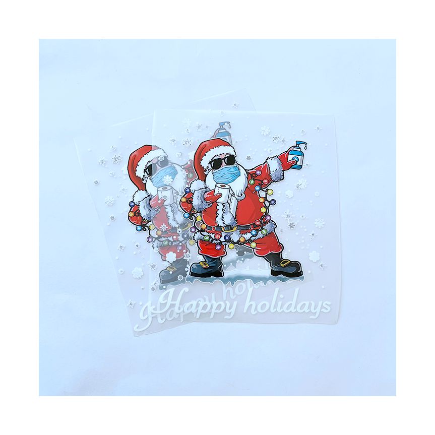 2021 custom wholesale high quality T-shirt clothing logo cartoon heat transfer color film