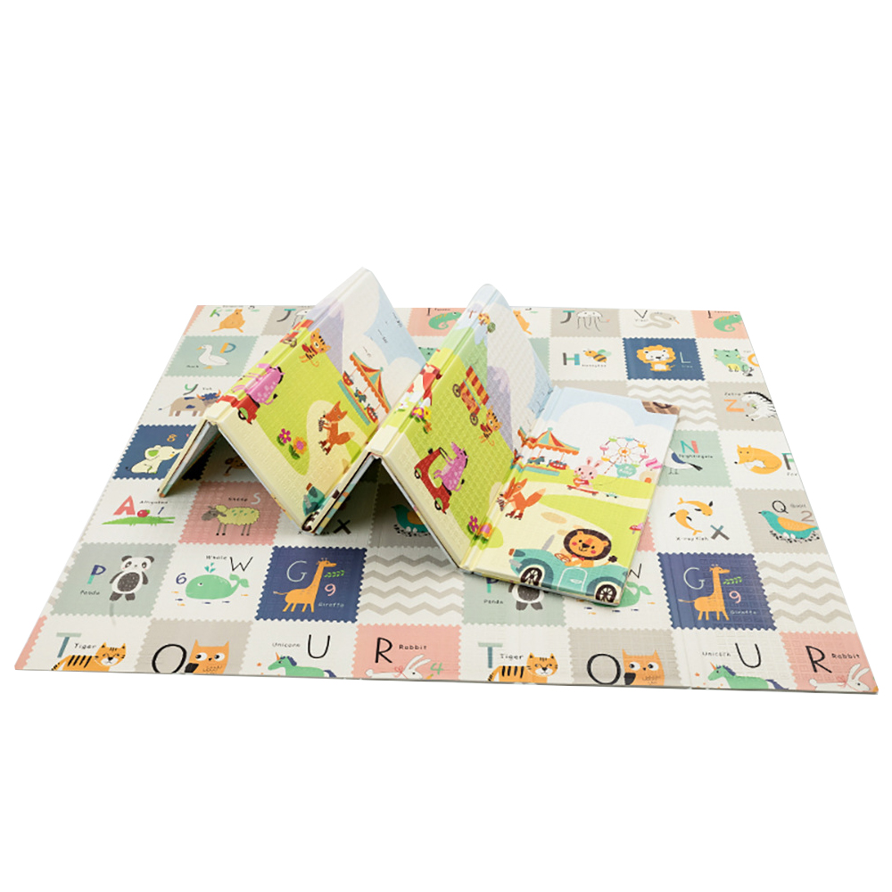 Environmentally friendly children's toddler mat double-layer printed baby play mat