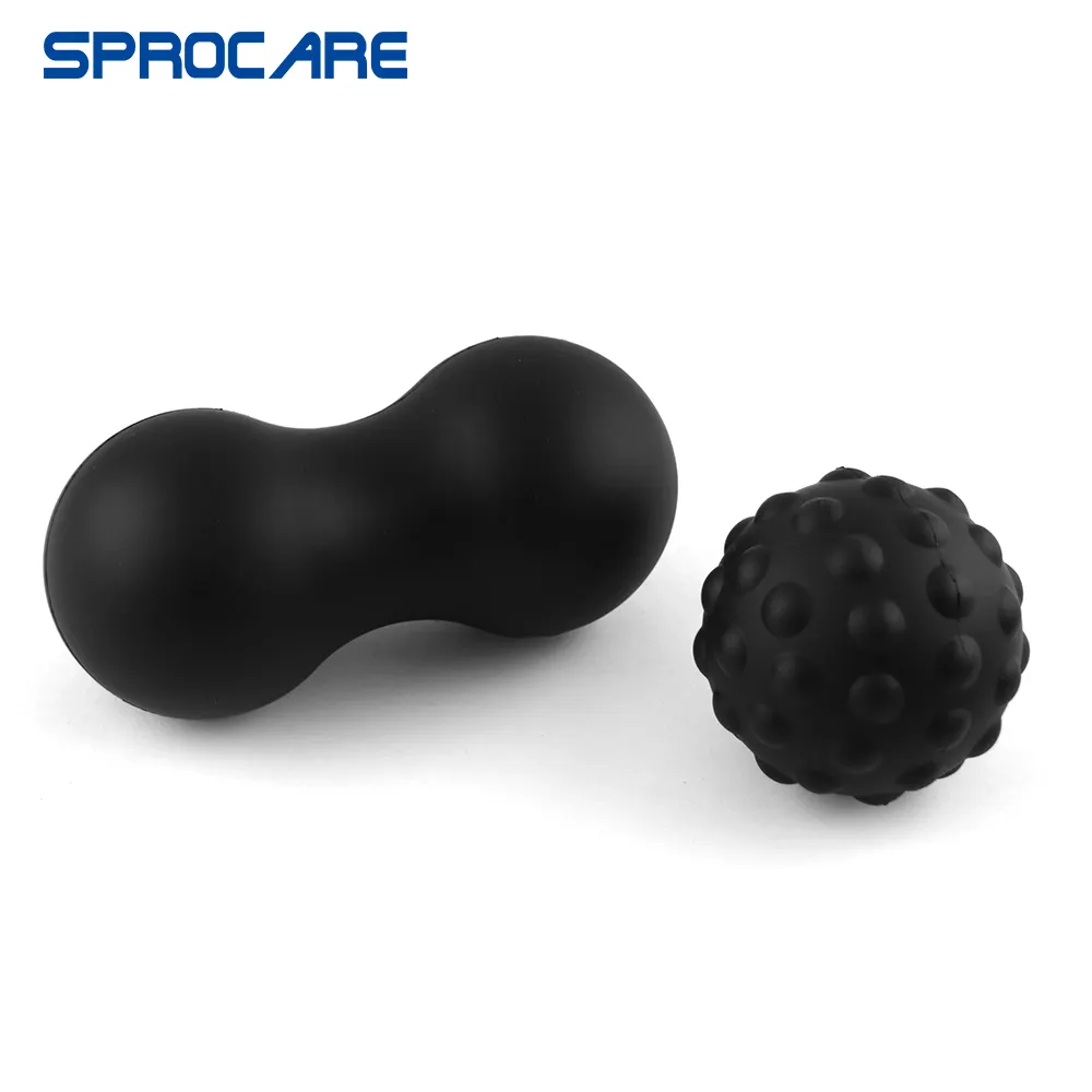 Therapy Ball Mobility Deep Tissue Spiky PU Massage Ball Custom Logo For Foot Hand Body Massage Yoga Equipment Therapy Tool Wholesale