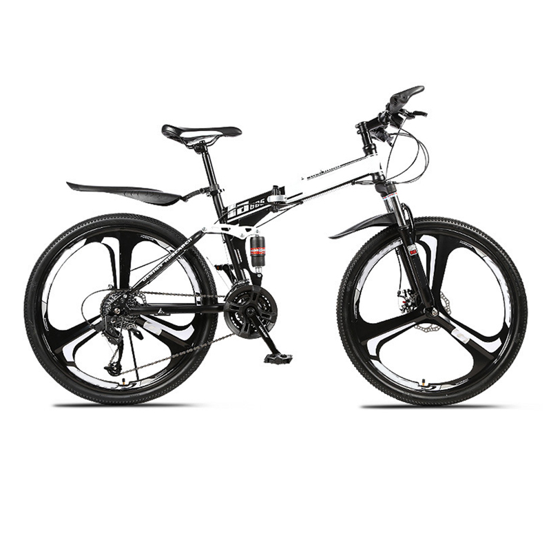 BK002 Mountain Folding Bike 26 Inch Aluminium 21 Speed With Double Shock Absorption
