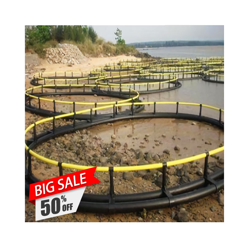Открытое море HDPE плавающая клетка культура лосось рыба ферма