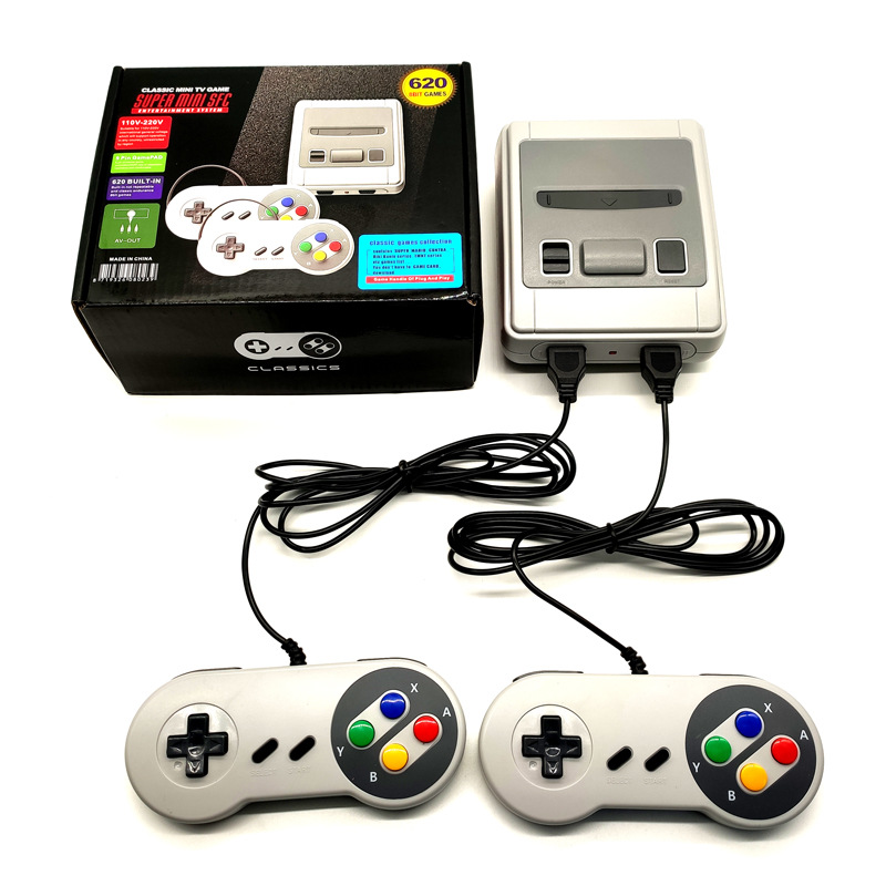 Чехол для телефона в виде ретро-игровой консоли классический мини ПФС Snes игры со встроенным 620 игр и 2 шт контроллеры 8-битный AV выход мини-консоль