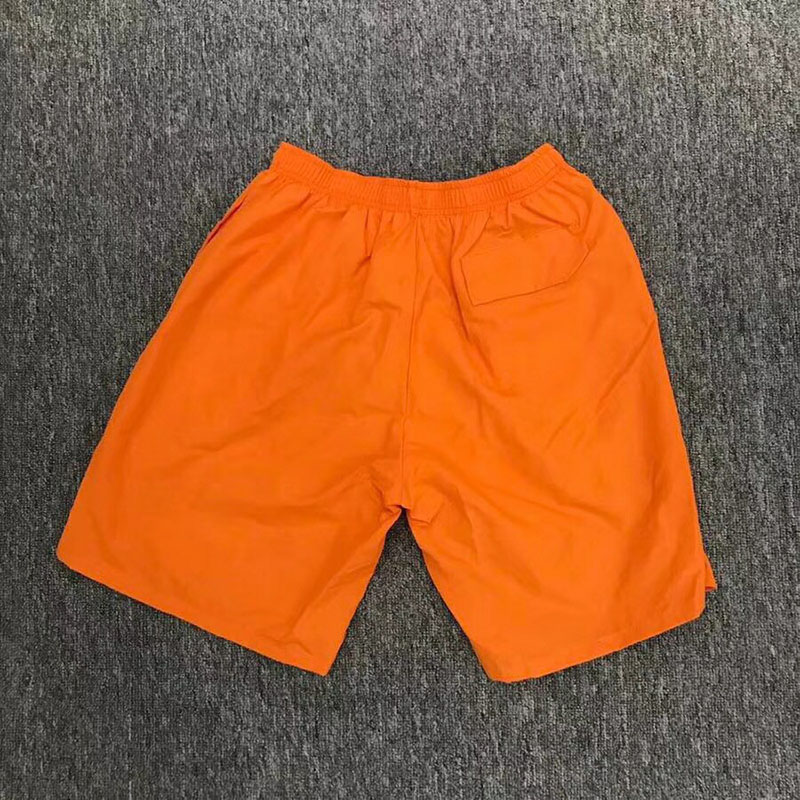 Solid color casual men's summer sports shorts black