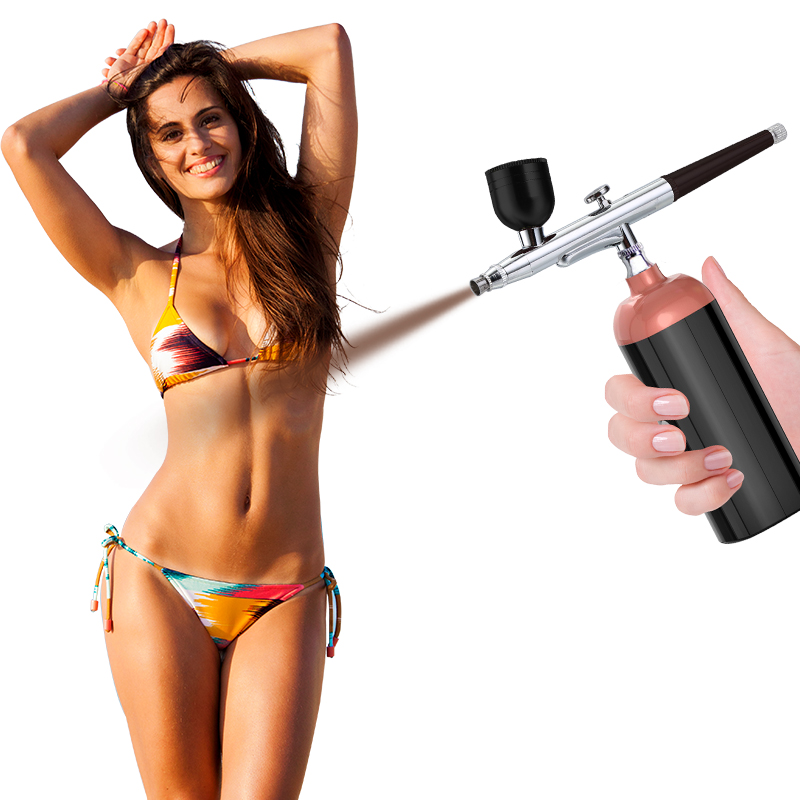 Manufacturers Cheap Wholesale Tan Mini Cordless Tanning Airbrush Compressor Set Hot Sales Henna Electric Spray Tan Machine