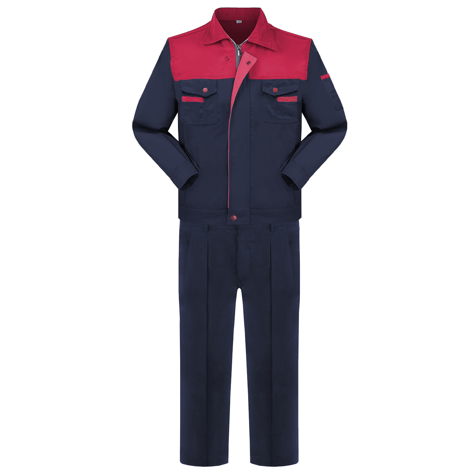 Men Women Work Clothing Jacket And Pants Workwear Sets Long Sleeve Workers Labor Uniforms Overalls