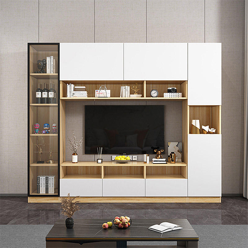 Orangefurn Wholesale Modern Luxury Living Room Storage Tv Cabinet Set For Modern Furniture Entertainment Center Storage Tv Stand