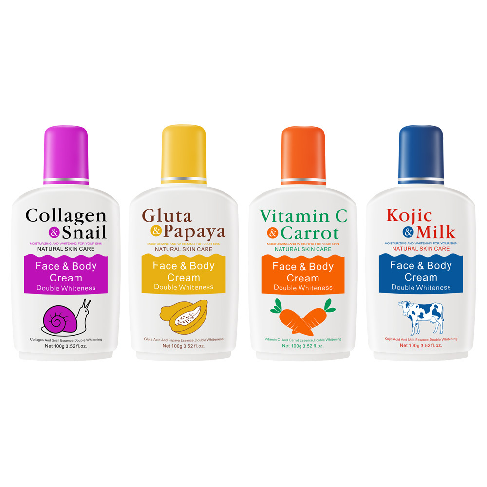 Low MOQ Private Label carrot whitening cream Factory Direct skin lightening cream carrot oil for skin lightening body lotion