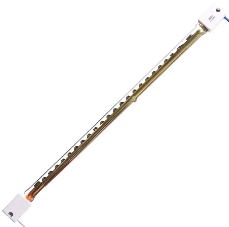 electric Customized Quartz Heating Tube Heater Short Wave Bulb IR Emitter Infrared Lamp