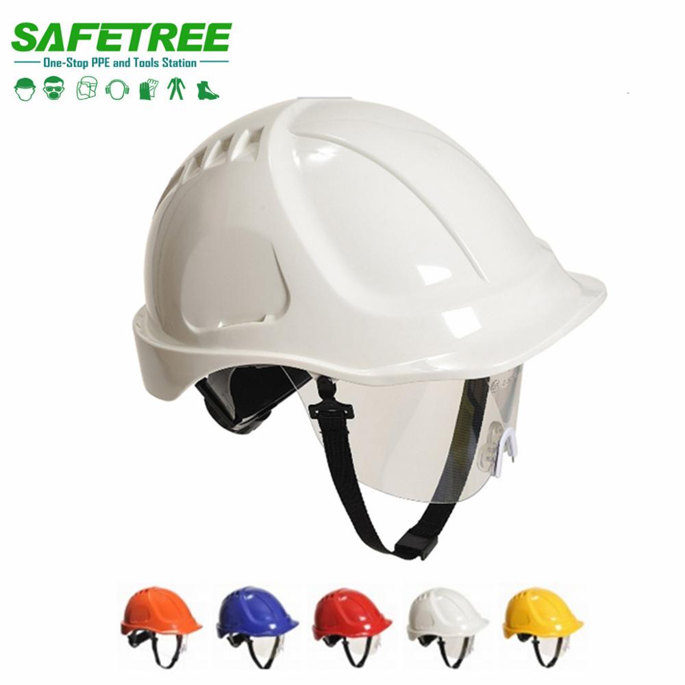 Ningbo Safetree CE EN3971 и ANSI Z89.1 защитный шлем с козырьком/goggle