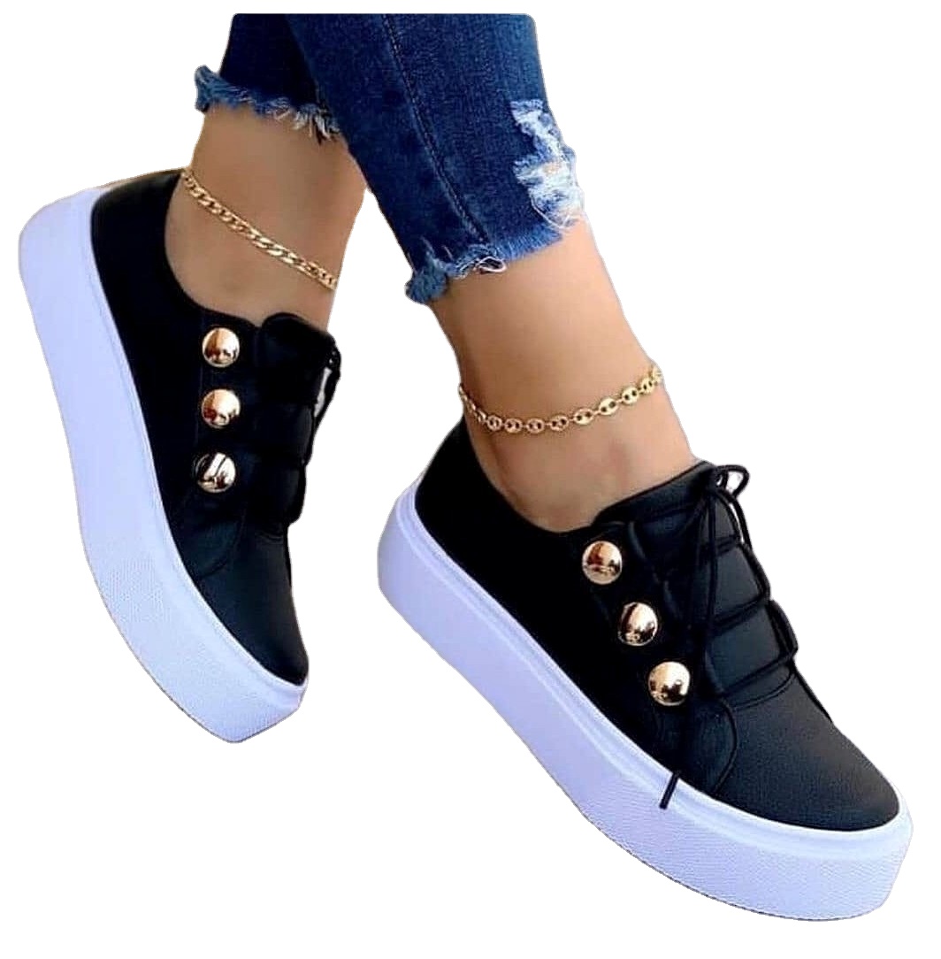 2021 new autumn casual women's single shoes slip-on loafers wholesale round toe lace-up flat shoes for women