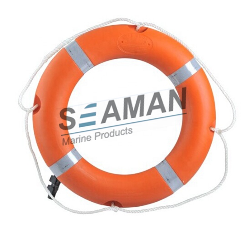 Спасательное кольцо SEAMAN SOLAS, 2,5 кг/4,0 кг, CCS/ MED, отражающая лента