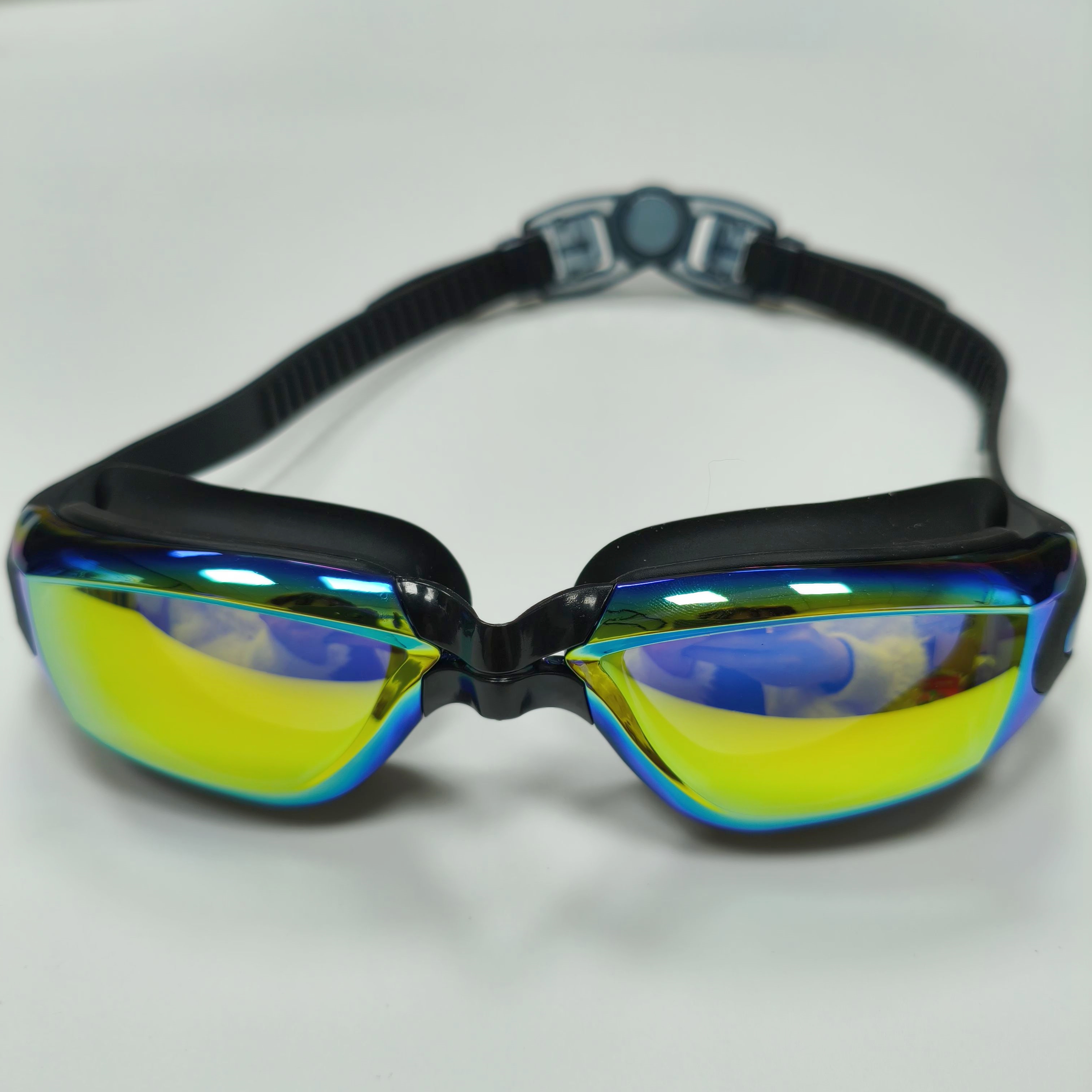 New Arrival 2024 Colorful Advanced High Definition Waterproof Swim Goggles Silicone Straps Swimming Goggles for Adult