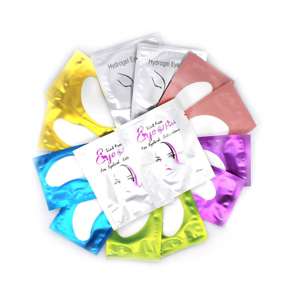 High quality wholesale Paper Stickers Lint Free Under Eye Pads Makeup Tools EyePad Eyelash Extension Patches