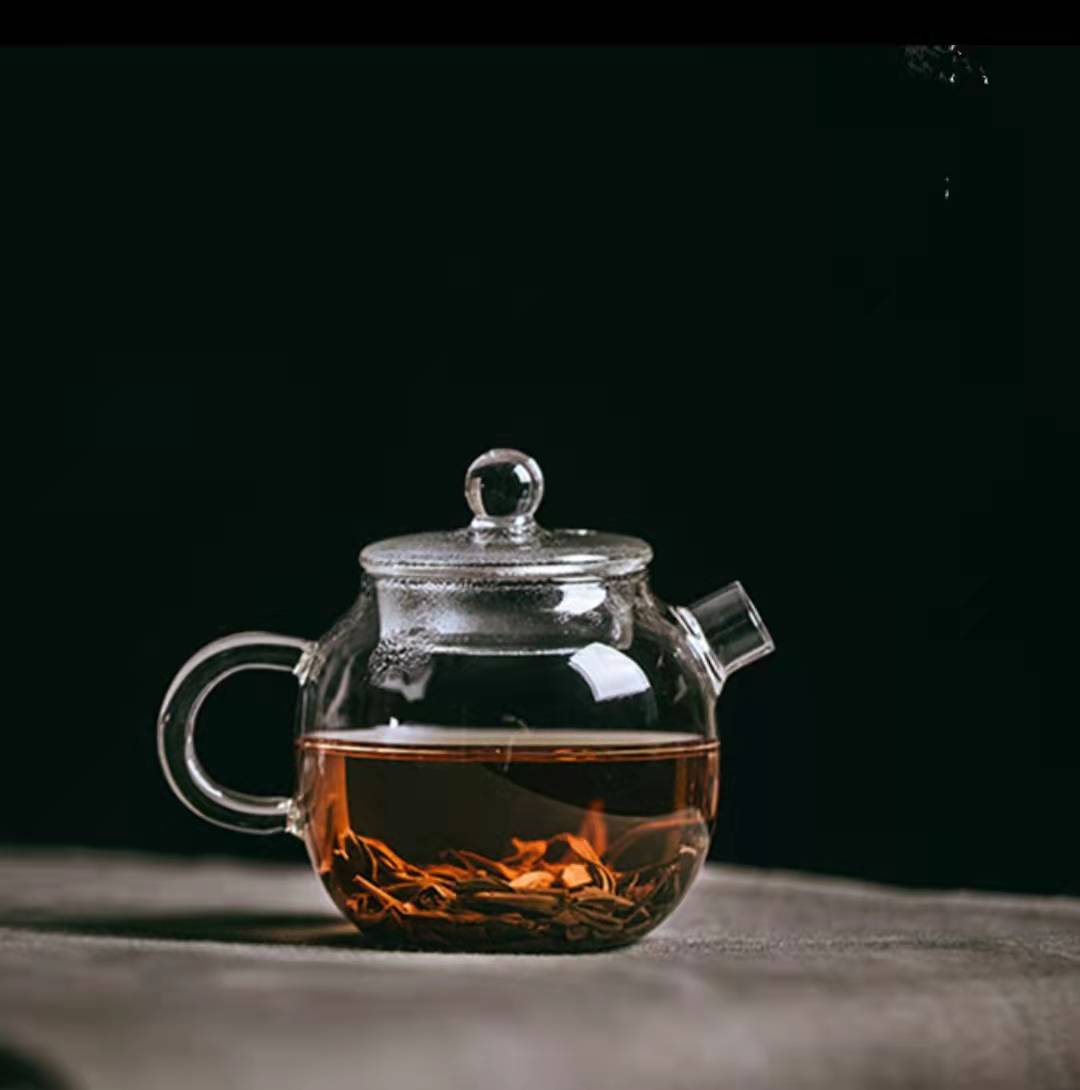 Hot resistant glass tea pot clear borosilicate teapot 150ml Chinese cha hu traditional Kongfu tea