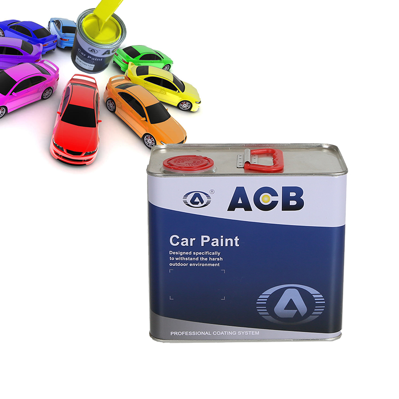 Китайская автомобильная краска ACB 2K, прозрачное покрытие, быстросохнущая переработанная готовая краска, персонализированная меняющая цвет, лидер продаж