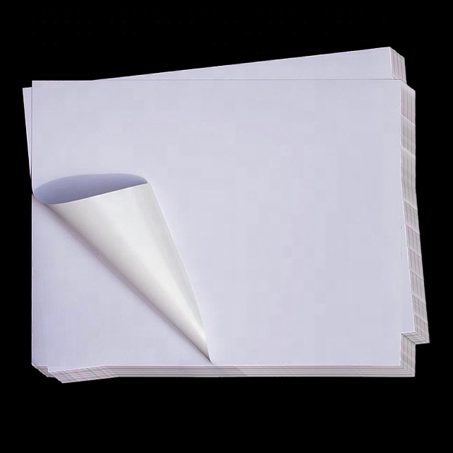 Оптовая продажа 8,5 "x 11" для печати самоклеющихся этикеток бумажные листы для лазерных и струйных принтеров глянцевый белый водонепроницаемый виниловые наклейки из бумаги