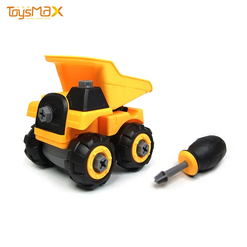 2020 New Funny Build Block Bricks Diy Toys Assemble Truck Car Blocks Diy Car Kit Dump Truck