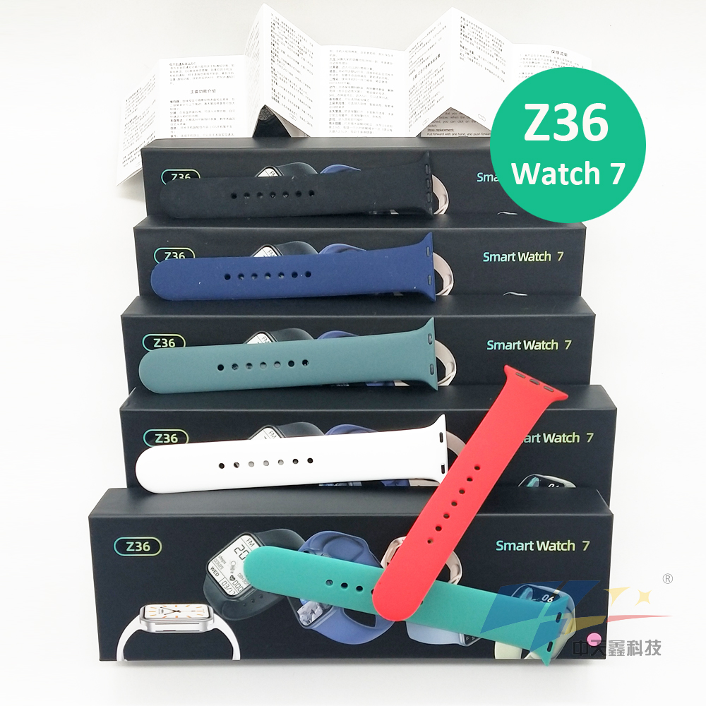 High quality Z36 Smartwatch Series7 smartwatch Music Player Wristband Waterproof Wireless Charger Rotation Button Z36 pk M26plus