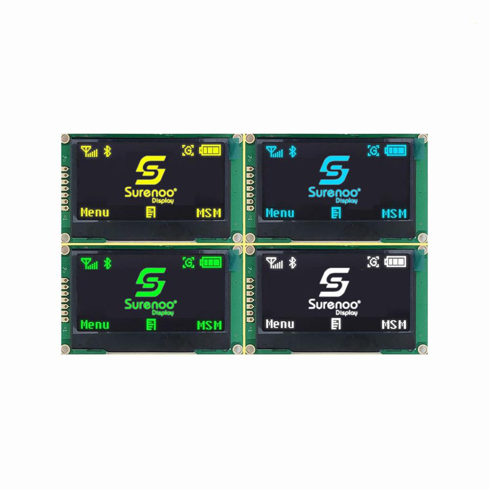 Реальный OLED-дисплей, 2,42 дюйма 12864 128*64 x мм SSD1309 последовательный Графический модуль SPI/I2C/IIC, ЖК-дисплей, LCM экранная панель
