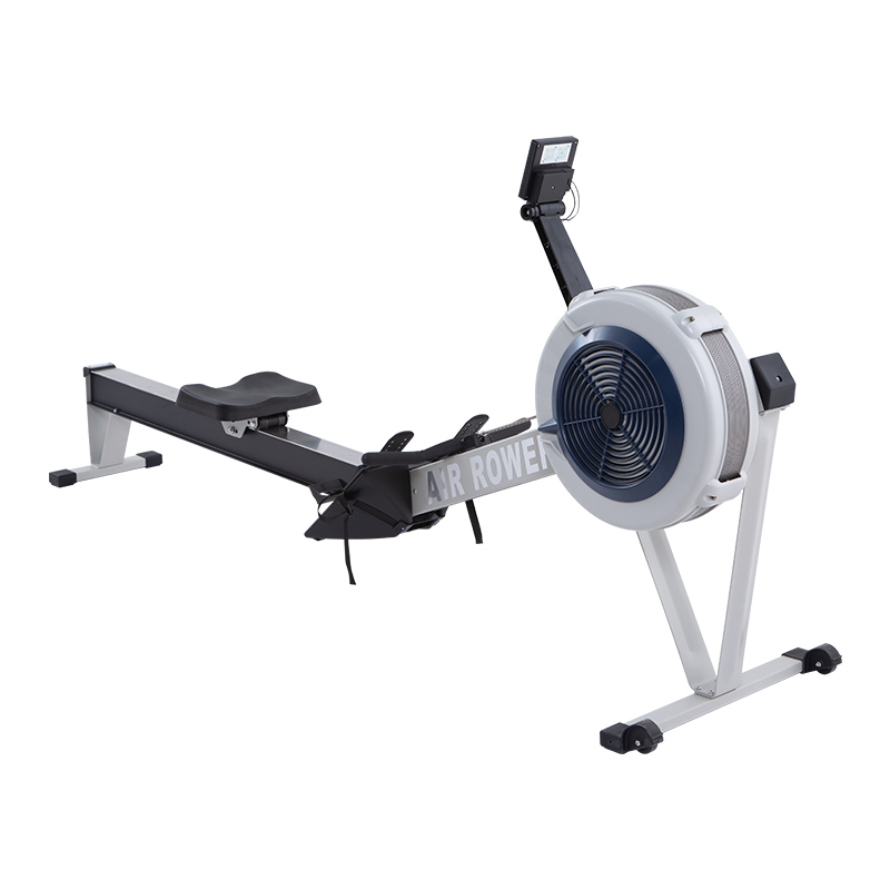 Высокая интенсивность фитнес-оборудование клуб гребная машина MP5 Air Rower со светодиодным световым монитором