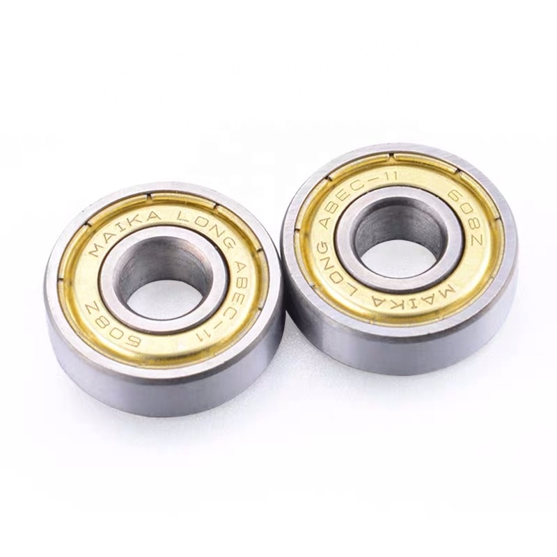 Шайбовый подшипник с глубоким таможня напечатала 608 ABEC-11 Скейтборд Longboard роликовых коньков подшипники Patines