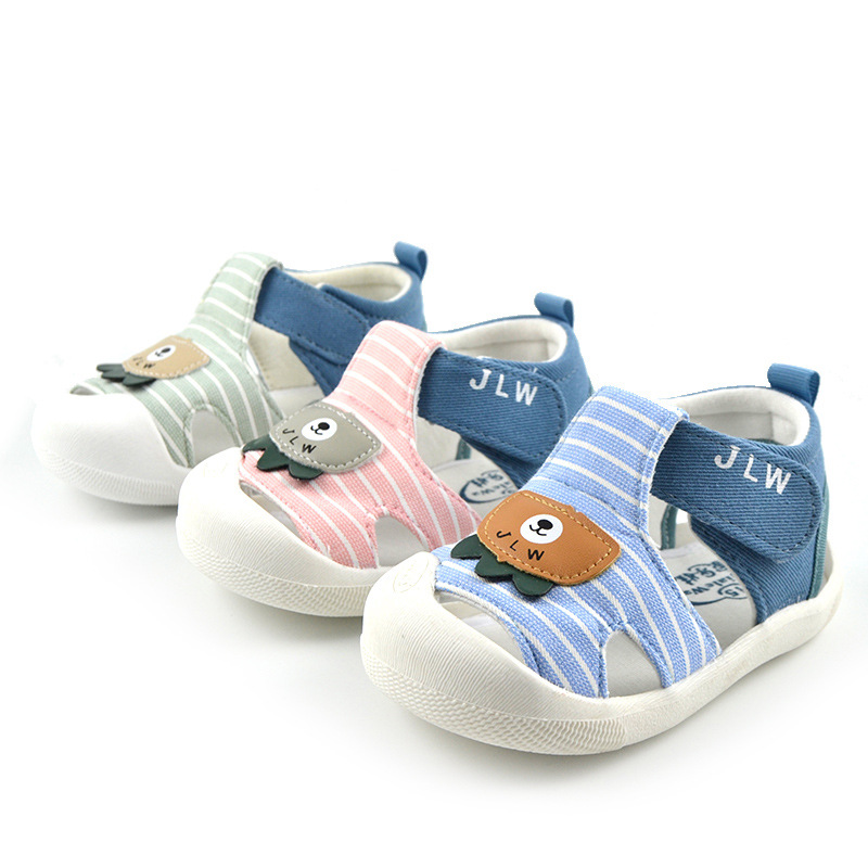 Amazon summer and autumn new children's shoes non slip baby shoes cartoon Baby's Anti-slip soft soles sandals