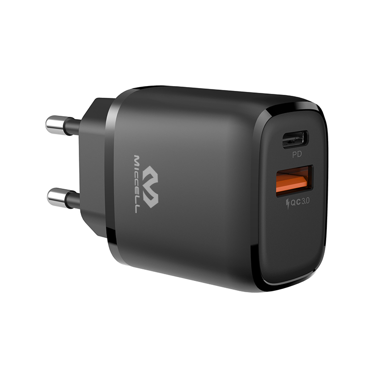 Телефон USB c настенное зарядное устройство быстрой зарядки pd Кабель с разъемом usb типа c настенное зарядное устройство 20 Вт для apple настенное зарядное устройство