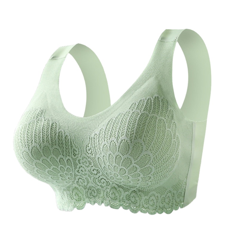 Plus size Latex Pad Bra Seamless Bras For Women Underwear BH Push Up Bralette With Pad Vest Top Bra
