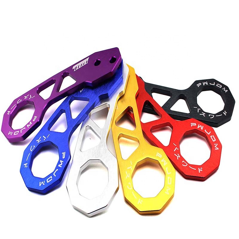 Aluminum Rear Towing Hook Tuning Car Universal JDM Accessories Sport Style Racing Loop Auto Trailer Parts For Sale