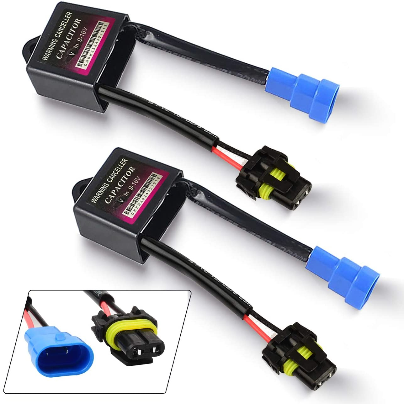 HID Anti Flicker Canceller Capacitor Decoder Plug and Play Error Free